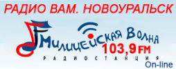 Логотип «РАДИО ВАМ. НОВОУРАЛЬСК (сетевой партнер Милицейская волна)»